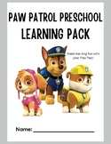Paw Patrol Preschool Pack (OT/Handwriting, 18 pages)