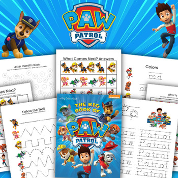 Preview of Paw Patrol Printable Activity Pack For Kids