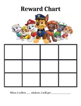 Nickelodeon TV PAW PATROL Pack of 276 Reward stickers for Chart Chase Ryder NEW 