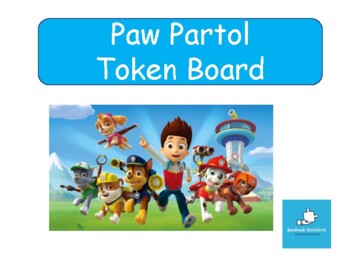 Preview of Paw Patrol Token Board / ASD Token Economy / Preschool