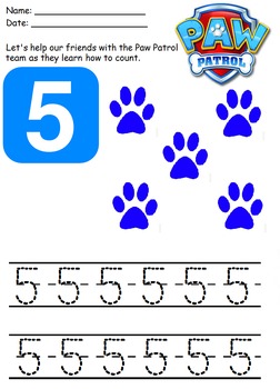 paw patrol worksheets by osees home schooled education tpt