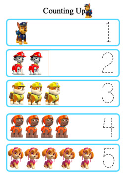 Preview of Paw Patrol Maths for Early Years