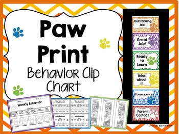 Paw Print Chart