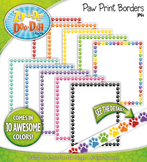 Paw Print Borders {Zip-A-Dee-Doo-Dah Designs}