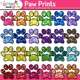 Paw Print Clipart: Dog, Cat, and Pet Graphics {Glitter Meets Glue}
