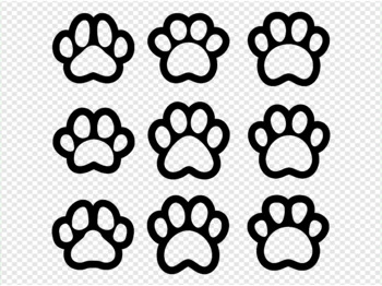 Paw Print Outline Images – Browse 49,460 Stock Photos, Vectors