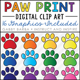Paw Prints Clip Art