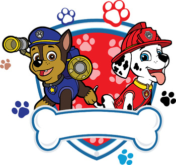 Preview of Paw patrol birthday badge