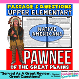 Native Americans Activity: Pawnee Passage with Questions