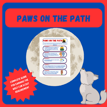 Preview of Paws on the Path, Wolf Cub Scout Requirement