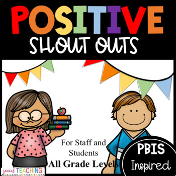 Staff Shout Out Cards Worksheets Teaching Resources Tpt