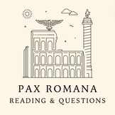 Rome Pax Romana Reading and Questions