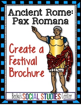 Pax Romana of Ancient Rome - Create a Festival Brochure | TPT
