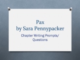 Pax by Sara Pennypacker - Chapter Prompts/Questions