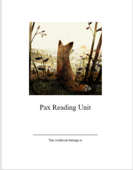 Preview of Pax by Sara Pannypacker Unit