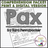 Pax by Sara Pennypacker Comprehension Questions