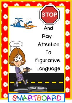 Preview of Pay Attention to Figurative Language SMARTBOARD