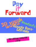 Pay It Forward Vocabulary Terms