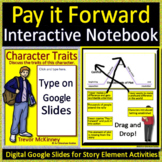 Pay it Forward Characters and Story Elements Digital Noteb