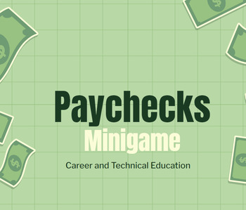 Preview of Paychecks Minigame - Editable Slideshow