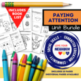 Paying Attention Unit Bundle - Includes Key Concepts & Book List