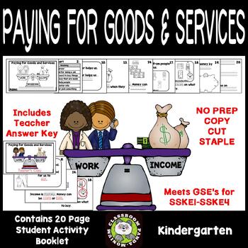 Preview of Paying for Goods and Services (Meets GSE's for SSKE1-SSKE4)