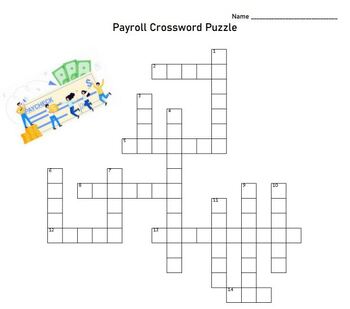 Payroll Vocabulary Crossword Puzzle by MisterOs Business and Technology
