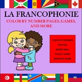 Pays Francophones/ Francophonie Pour les Enfants: Color by
