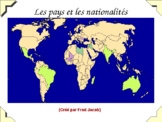 Les Pays du monde - Learning countries of the world in French