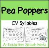 Pea Poppers: Articulation Smash Mats for CV Syllables