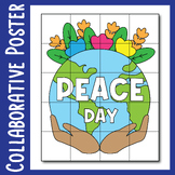 Peace Day Collaborative Poster Art Project Coloring | Inte