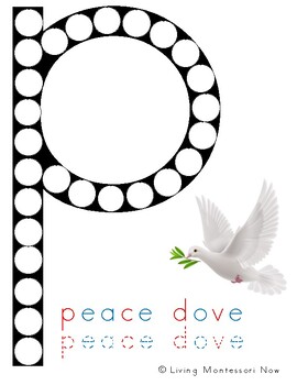Preview of Peace Do-a-Dot Printables