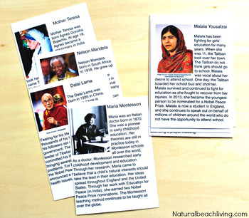 Preview of Peace Education Cards