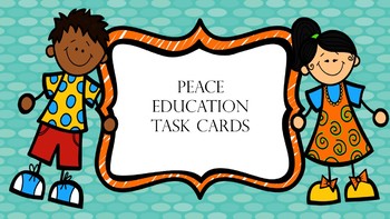 Preview of Peace Education Task Cards