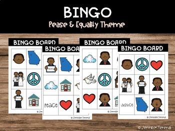Preview of Peace & Equality BINGO