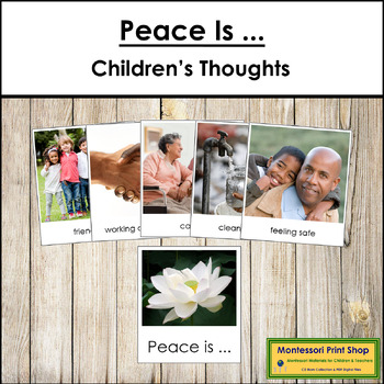 Preview of Peace Is ... What Peace Means To Children