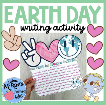 Preview of Earth Day Activities | Earth Day Bulletin Board Writing Craft | April Writing