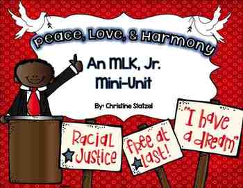 Preview of Peace, Love, & Harmony: A Martin Luther King, Jr. Mini-Unit