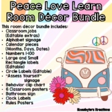 Peace Love Learn Room Decor Bundle