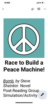 Preview of Peace Machine- Post Bomb/Manhattan Project activity