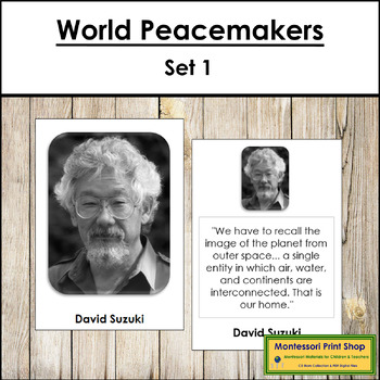Preview of World Peacemakers (Set #1) - Pictures & Quotes