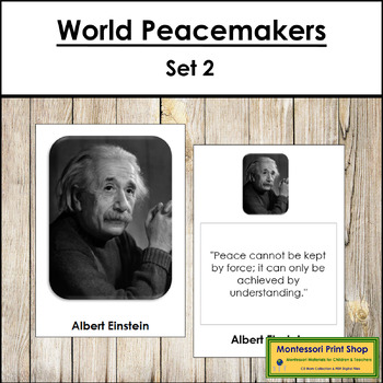 Preview of World Peacemakers (Set #2) - Pictures & Quotes