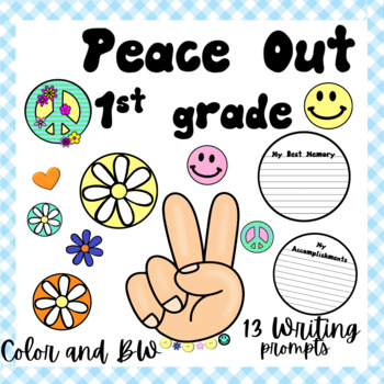 Preview of Peace Out End of the Year Bulletin Board and Door Decor