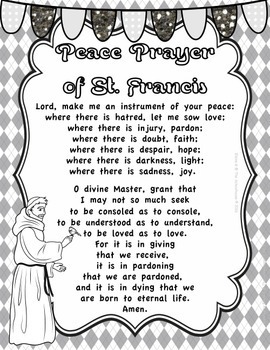 Peace Prayer of St. Francis Prayer Pack by The Treasured Schoolhouse