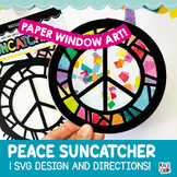 Peace Out Craft Preschool | Inclusion art activity SVG | E
