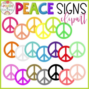cute peace sign clipart