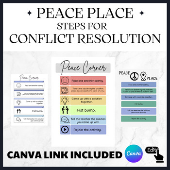 Preview of Peace Spot - Conflict Resolution / Social Emotional Skills
