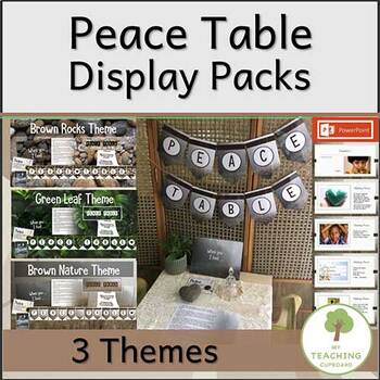 Preview of Peace Table Display Packs and Lesson