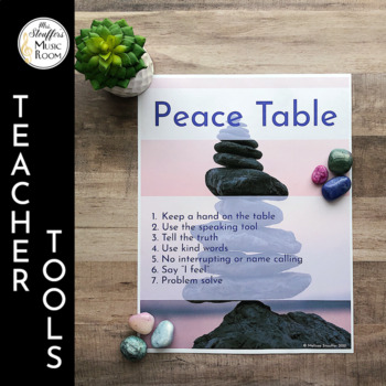 Preview of Peace Table Signs - Montessori Inspired Classroom Management