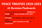 Peace Treaties 1919-1923 - 60 REVISION FLASHCARDS: IGCSE /